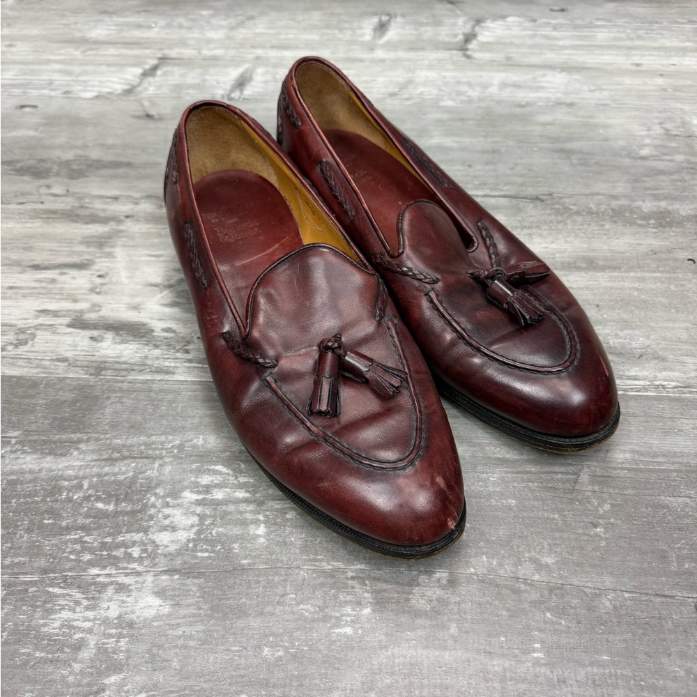 Edward Green Brown Tassel Loafers 10.5 D